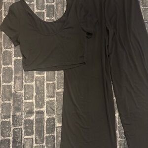 Amazon Black Wide Leg Jumpsuit